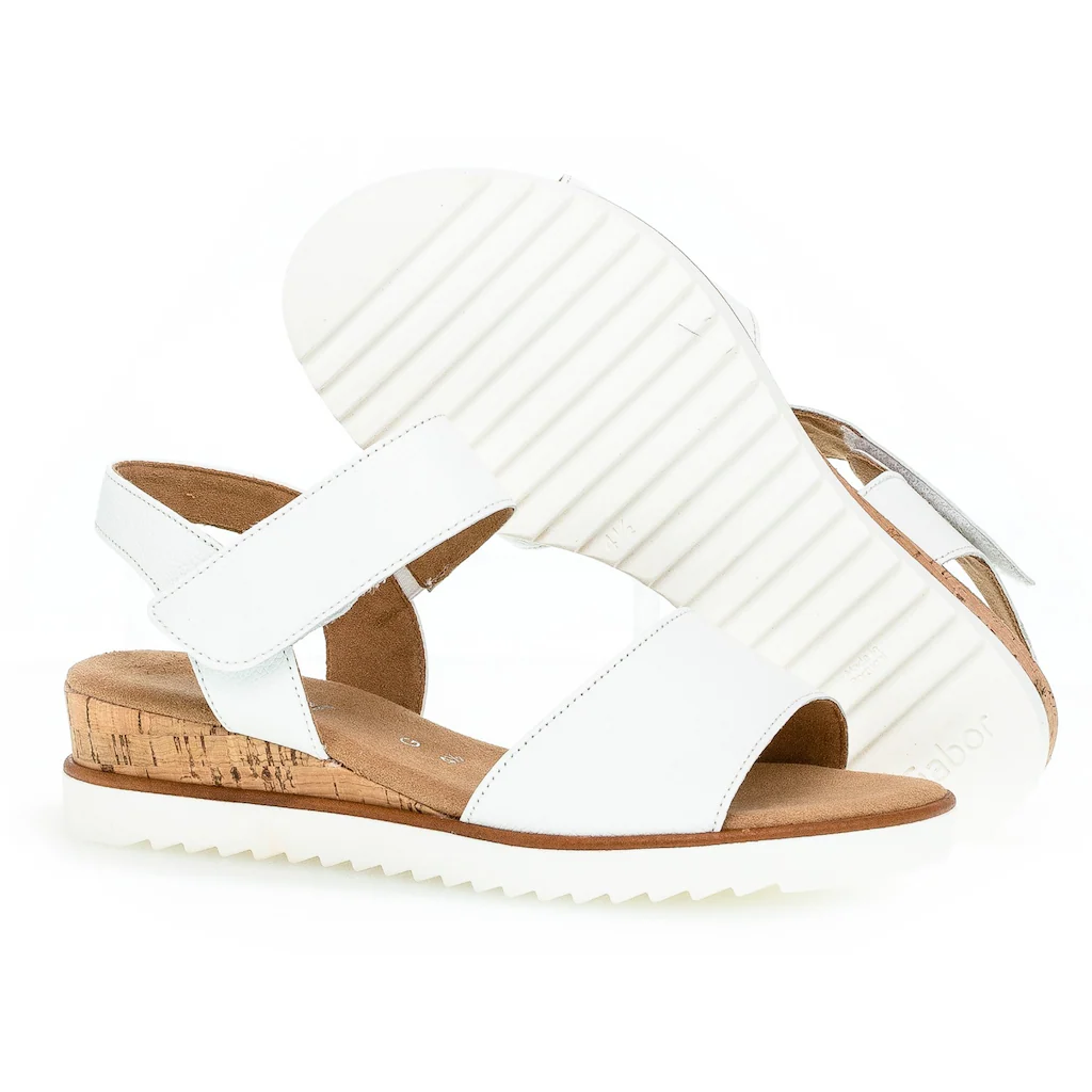 Gabor Sandalette »GENUA« Sommerschuh Sandale Keilabsatz mit Klettverschluss Weite G online kaufen 50% Rabatt mit kostenlosem Versand