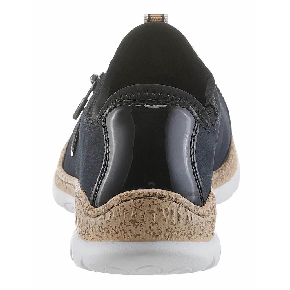 Rieker Slip-On Sneaker Slipper Schlupfschuh mit Außenreißverschluss bestellen Online