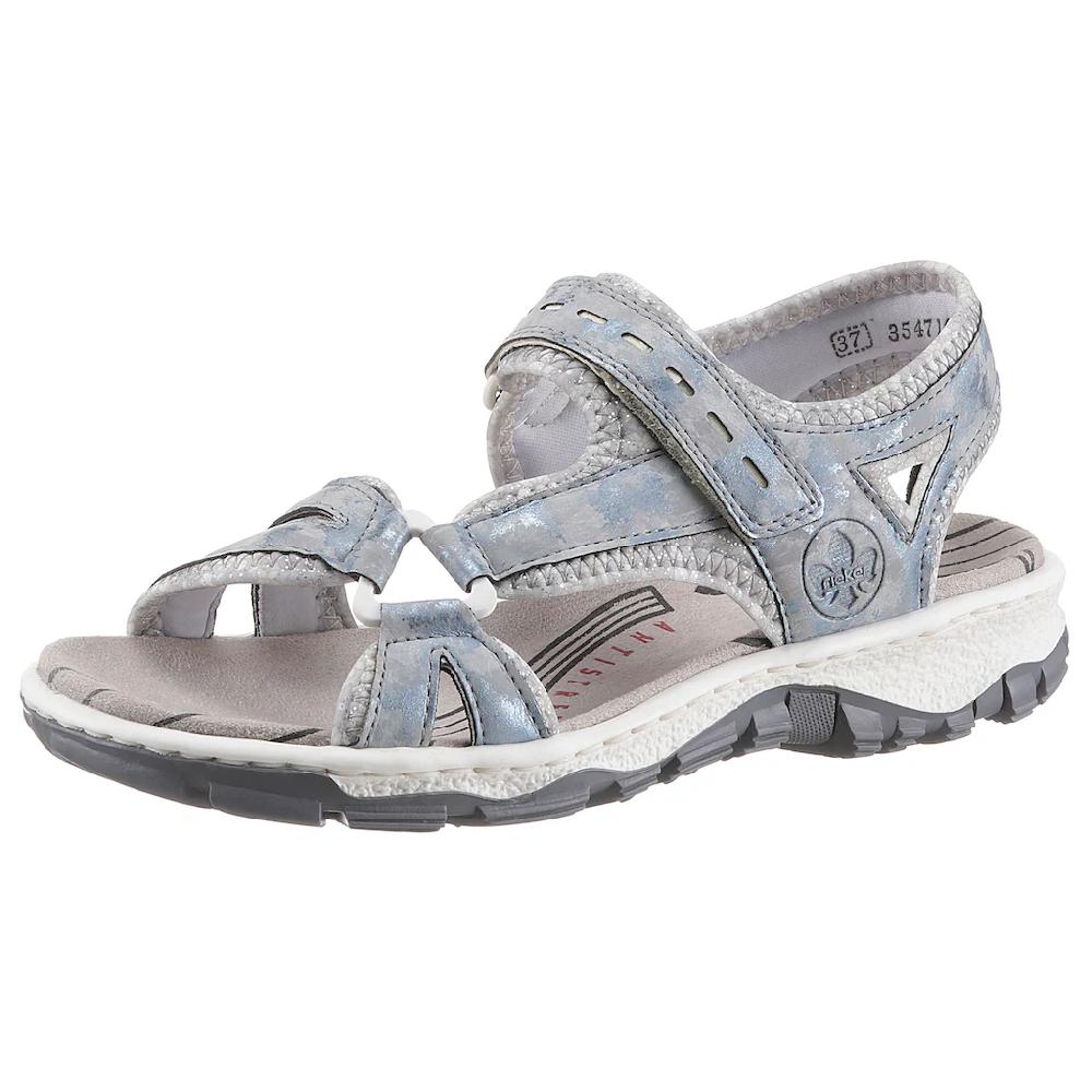 Rieker Riemchensandale Sommerschuh Sandalette Keilabsatz in Used-Optik online bestellen Hotsell