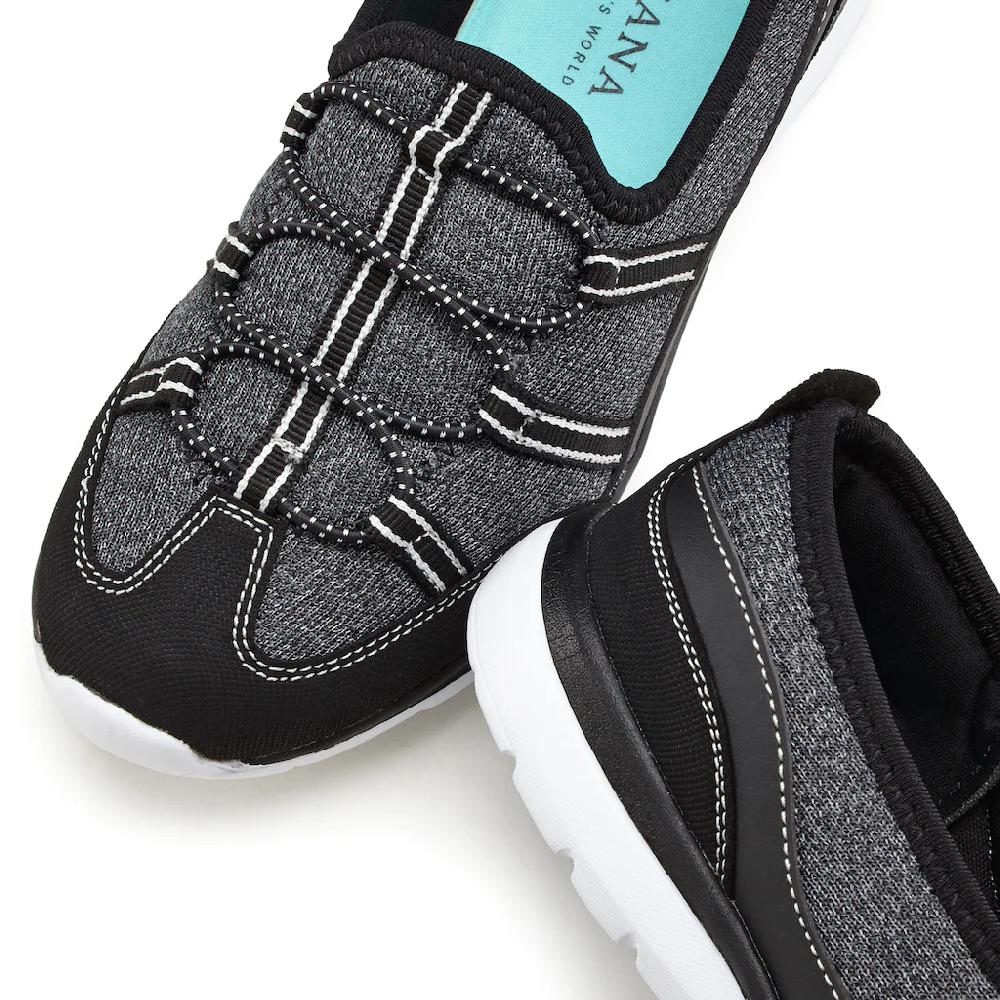 LASCANA Sneaker »Slip-On-Sneaker « im sportiven Look Halbschuh Freizeitschuh Slipper VEGAN ▷ für Weihnachtsangebot