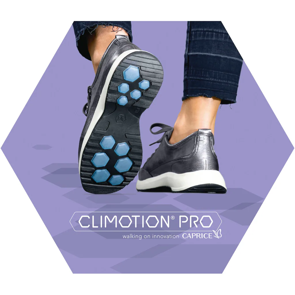 Caprice Plateausneaker Freizeitschuh Halbschuh Komfortschuh mit Logo-Schmetterling kaufen Osterangebot