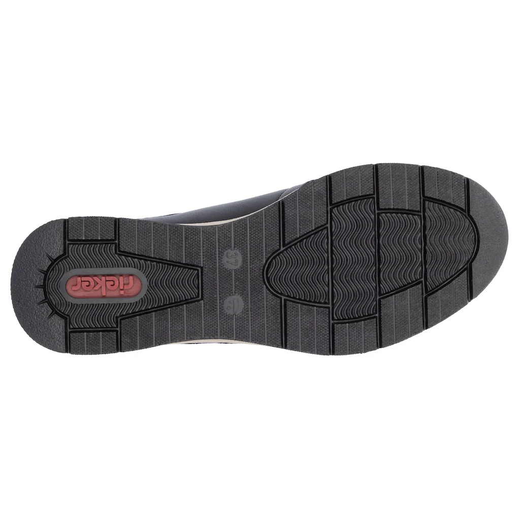 Rieker Keilsneaker Freizeitschuh Halbschuh Schnürschuh mit Reißverschluss kaufen Vatertagsangebot