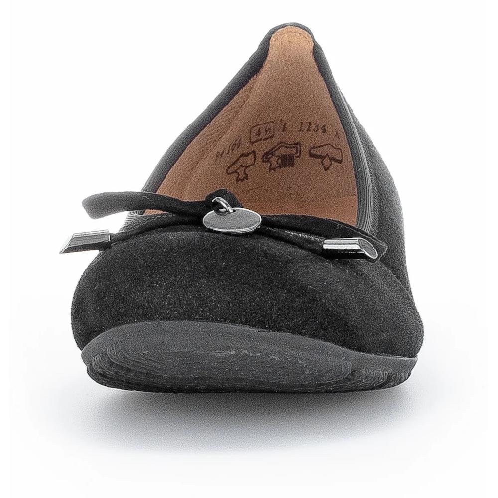 Gabor Ballerina Flache Schuhe Business Schuhe mit Hovercraft Luftkammern-Laufsohle ▷ für Jubiläumsangebot