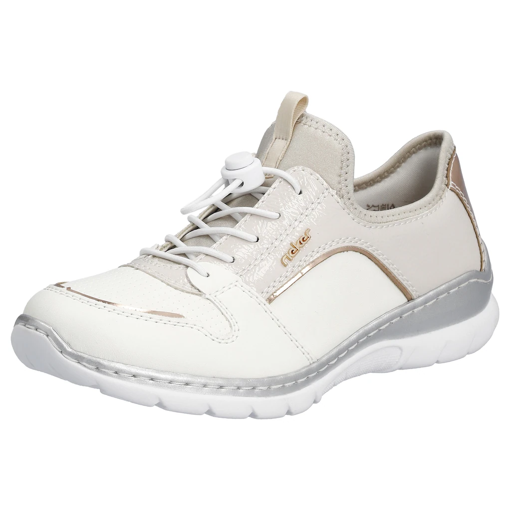 Rieker Slip-On Sneaker Slipper Schlupfschuh Freizeitschuh mit Gummizug und Elastikeinstieg online bestellen Blitzangebot