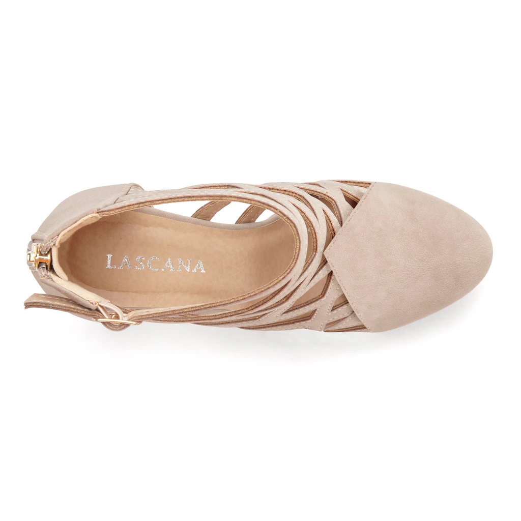 LASCANA Stiefelette Stiefel Boots mit Cut-Outs VEGAN Saisonale Angebote