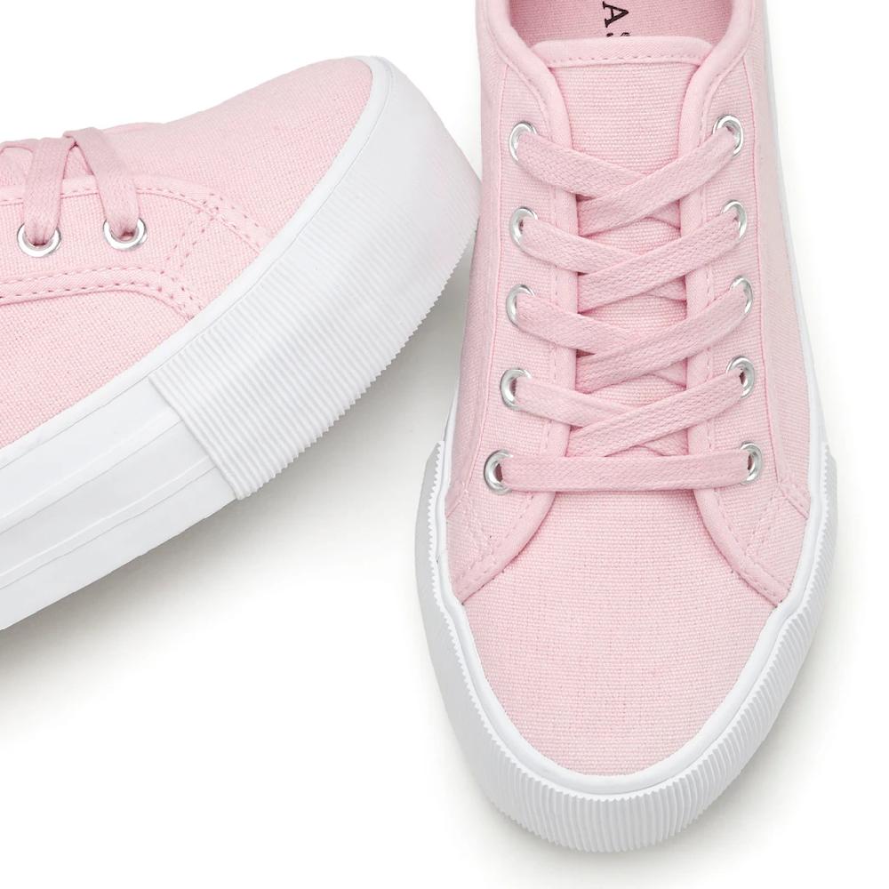 LASCANA Sneaker Schnürhalbschuh Freizeitschuh aus Textil mit Plateausohle online kaufen Sonderangebote