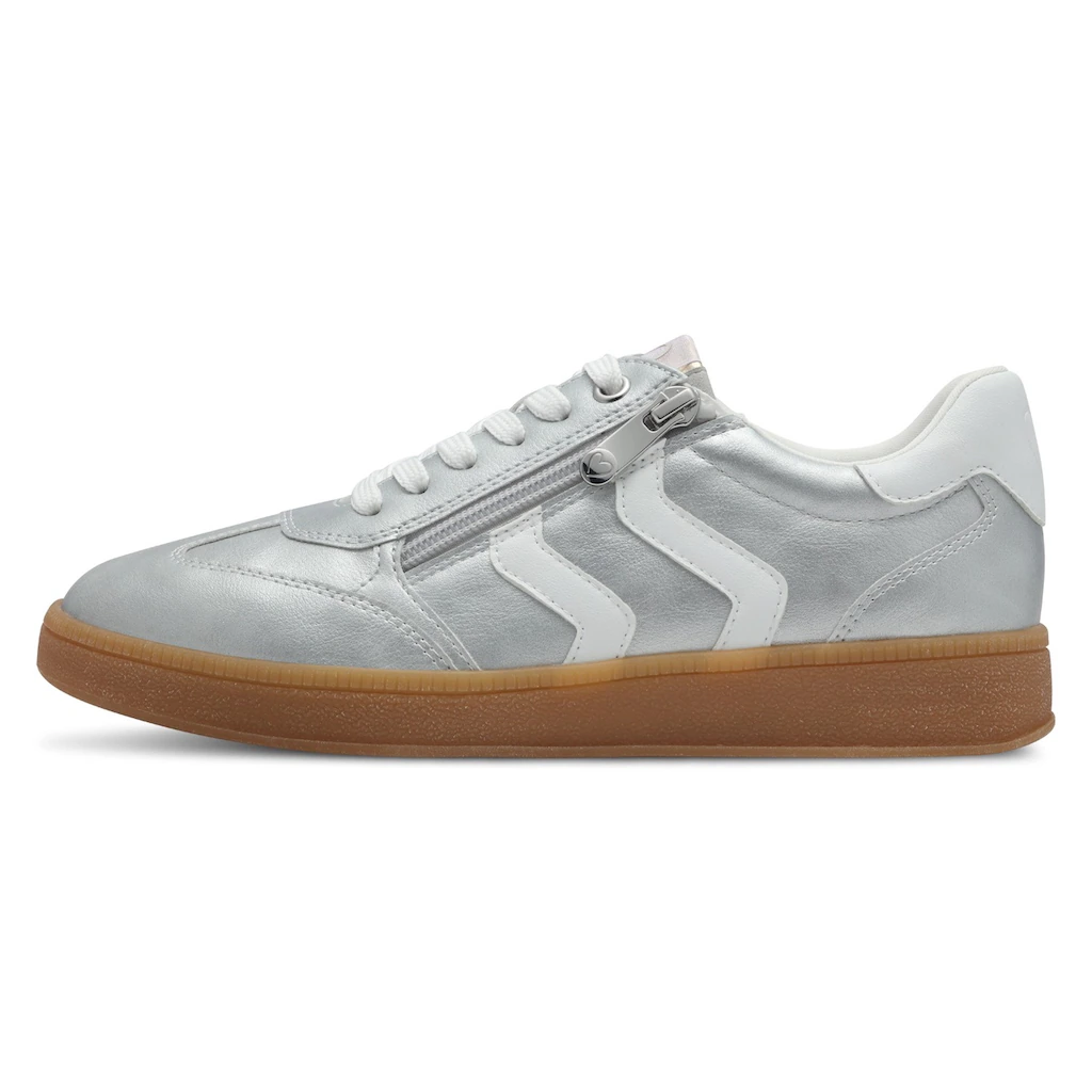 MARCO TOZZI Plateausneaker Freizeitschuh Halbschuh Schnürschuh mit Kontrastbesatz bestellen Zeitbegrenzte Promotion