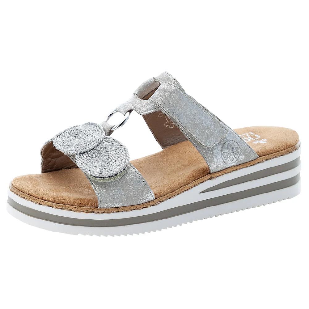 Rieker Pantolette Keilabsatz Sommerschuh Schlappen für den Sommer online kaufen Nur für heute