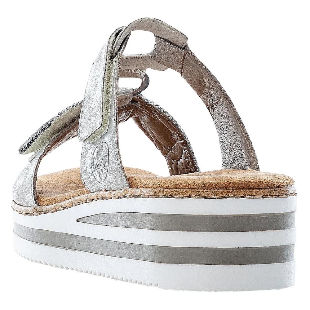 Rieker Pantolette Keilabsatz Sommerschuh Schlappen für den Sommer online kaufen Nur für heute