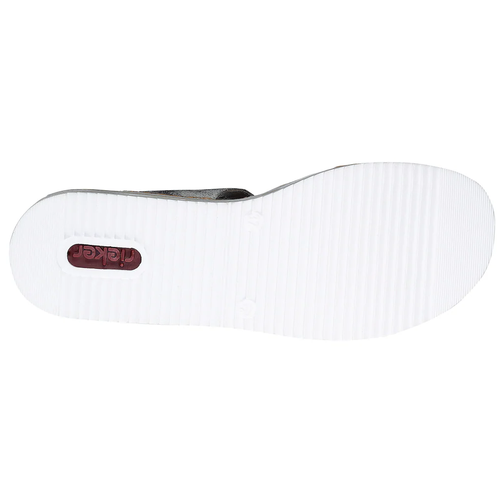 Rieker Pantolette Keilabsatz Sommerschuh Schlappen für den Sommer online kaufen Nur für heute