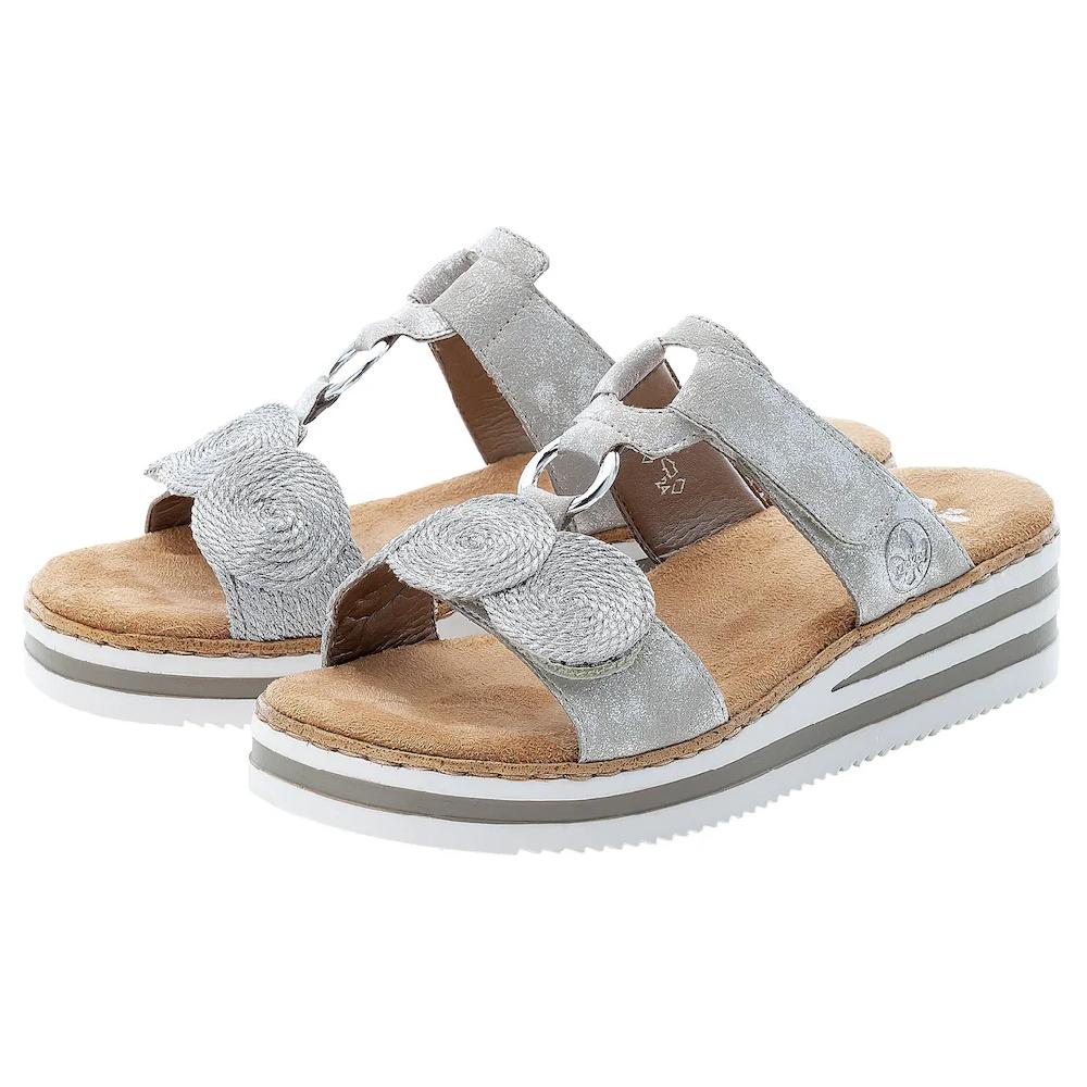 Rieker Pantolette Keilabsatz Sommerschuh Schlappen für den Sommer online kaufen Nur für heute