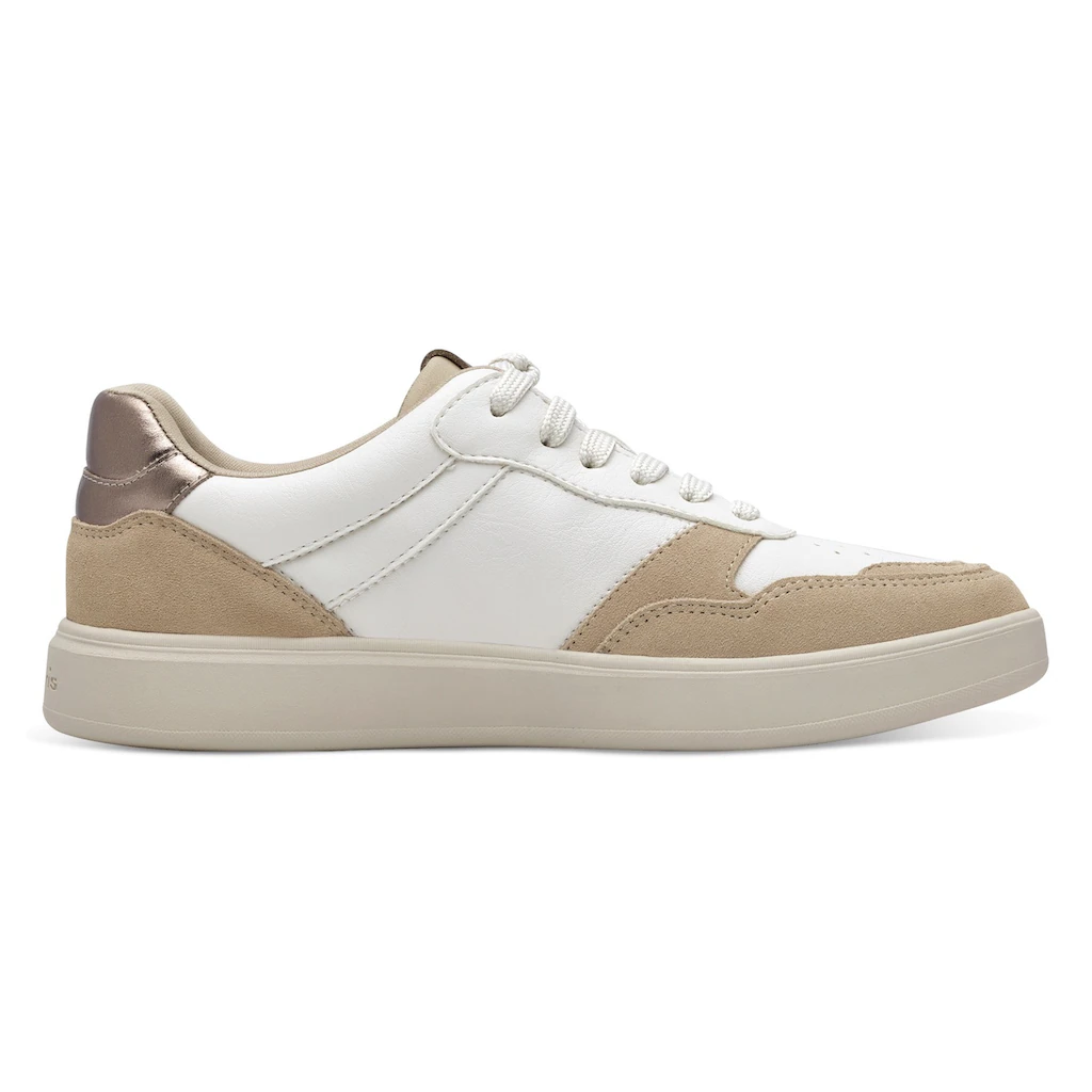 Tamaris Plateausneaker Freizeitschuh Halbschuh Schnürschuh mit Kontrastbesätzen kaufen Im Verkauf