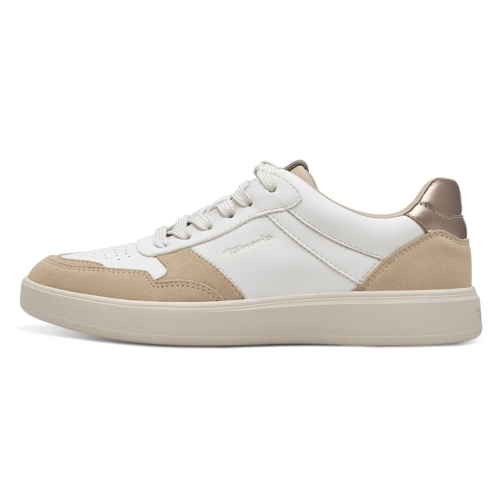 Tamaris Plateausneaker Freizeitschuh Halbschuh Schnürschuh mit Kontrastbesätzen kaufen Im Verkauf