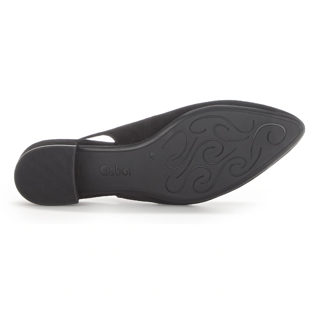 Gabor Slingpumps Abendschuh Sommerschuh Blockabsatz mit elastischem Riemchen bestellen Fabrik Onlineshop