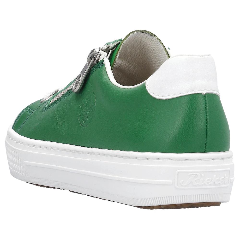 Rieker Plateausneaker mit seitlichem Reißverschluss Freizeitschuh Halbschuh Schnürschuh online kaufen Rabatt