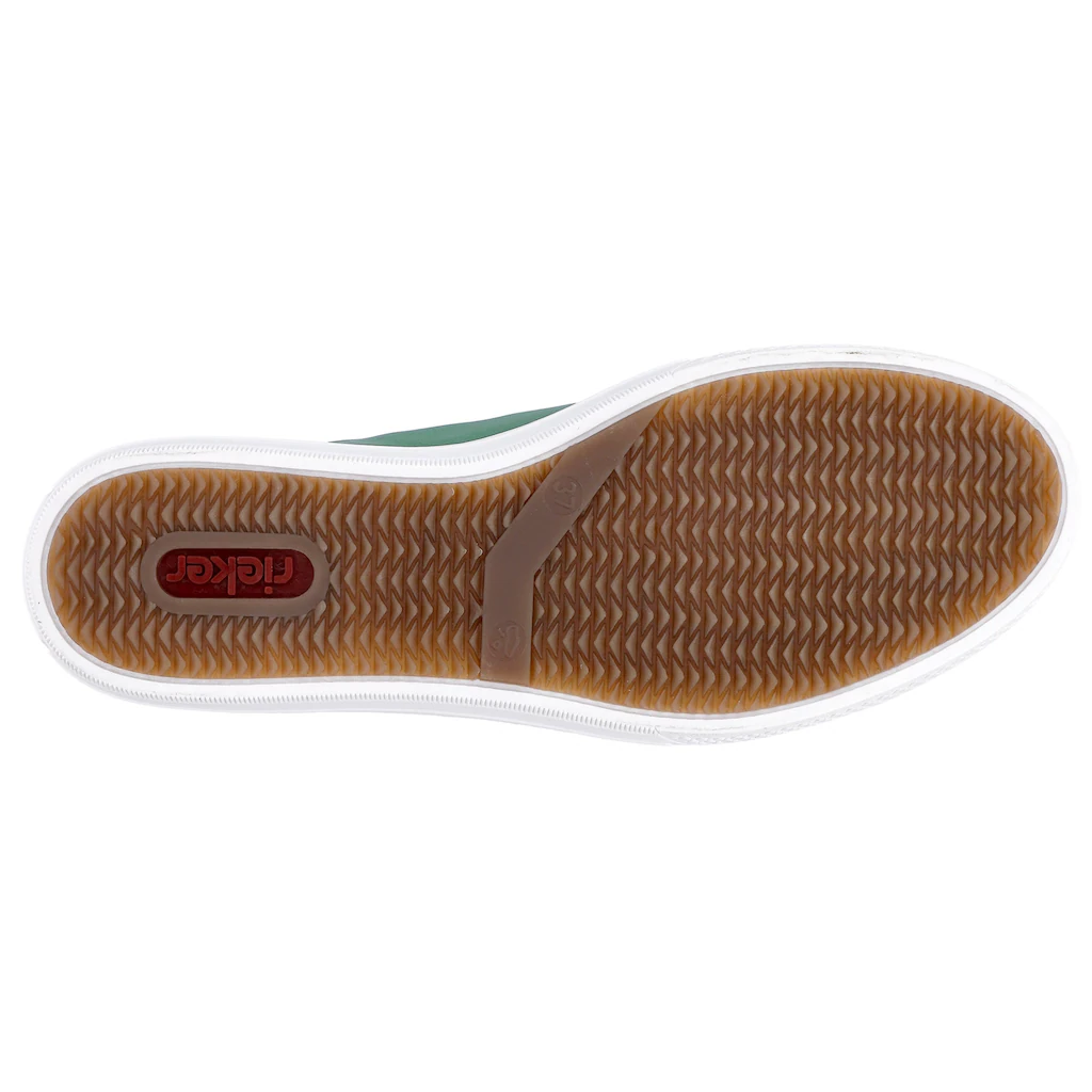 Rieker Plateausneaker mit seitlichem Reißverschluss Freizeitschuh Halbschuh Schnürschuh online kaufen Rabatt