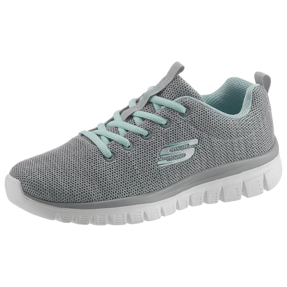 Skechers Sneaker »Graceful - Twisted Fortune« Freizeitschuh Halbschuh Schnürschuh mit Memory Foam Heißer Verkauf