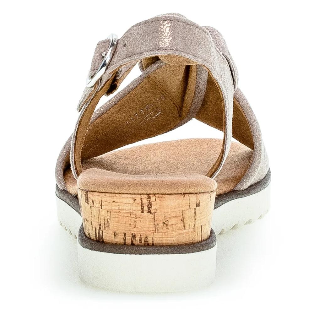 Gabor Keilsandalette »GENUA« Sommerschuh Sandale Keilabsatz mit Metallic-Effekt online bestellen Neueste Mode
