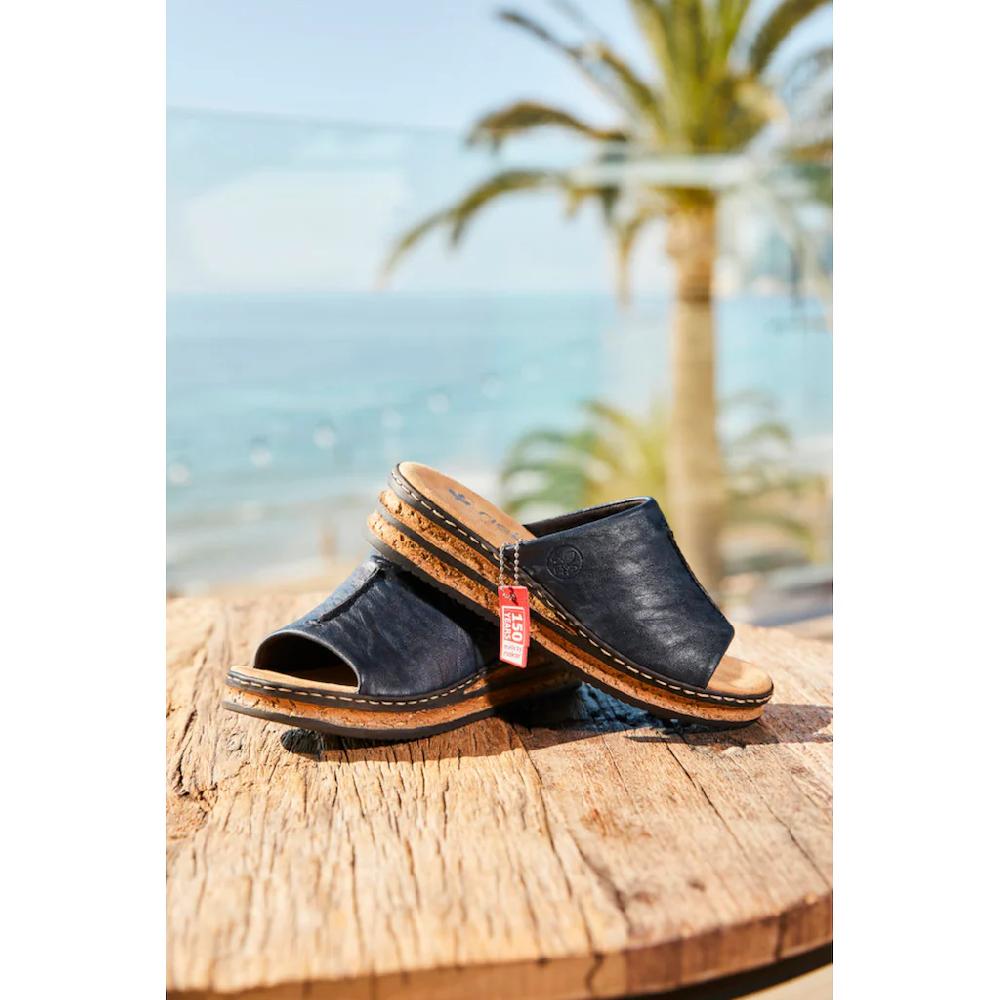 Rieker Pantolette Keilabsatz Sommerschuh 150 Jahre RIEKER Jubiläumsartikel kaufen Saisonale Angebote