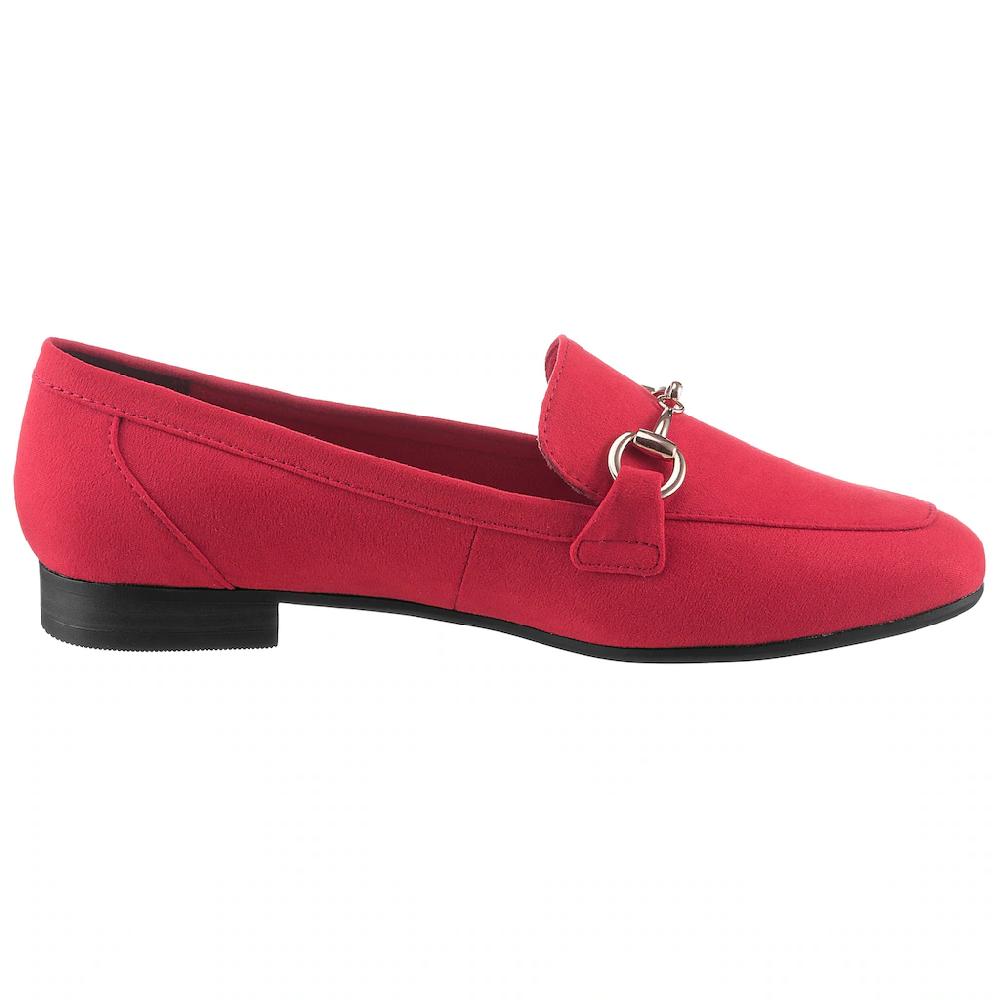 MARCO TOZZI Slipper Blockabsatz Loafer Businessschuh mit Schmuckspange ▷ für Tägliche Deals
