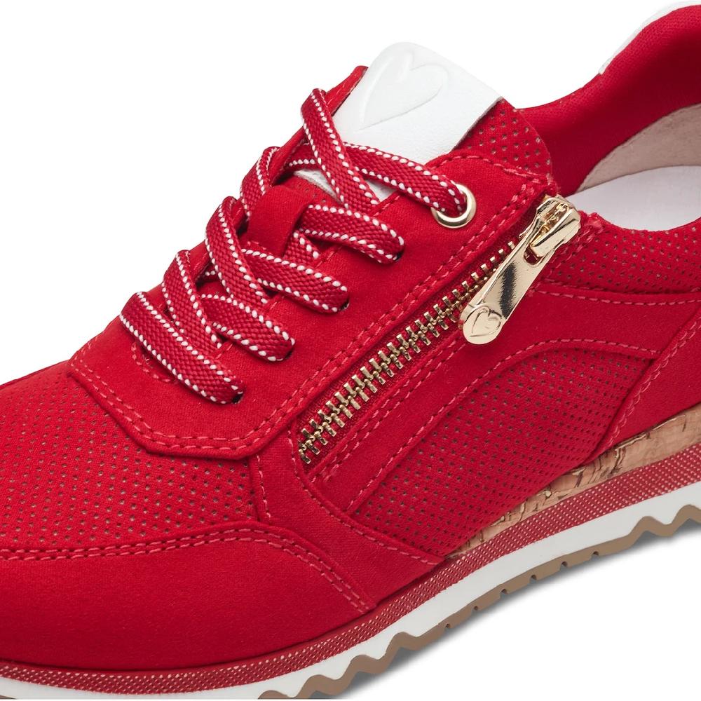 MARCO TOZZI Keilsneaker Freizeitschuh Halbschuh Schnürschuh in veganer Verarbeitung ▷ für Letzte 3 Tage