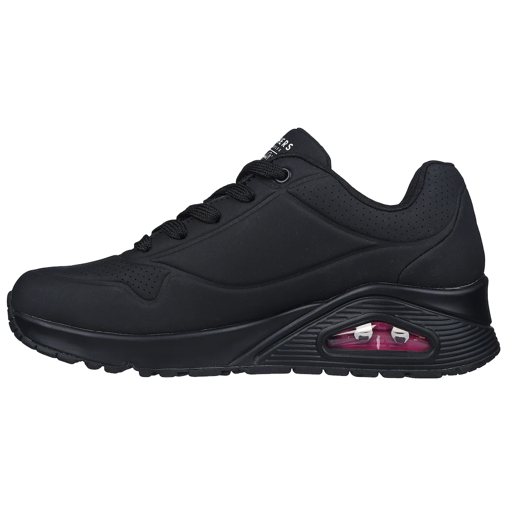 Skechers Sneaker »UNO DRIPPING IN LOVE« mit Herzen-Graffity-Print Freizeitschuh Halbschuh Schnürschuh bestellen Discount Store für neue Produkte