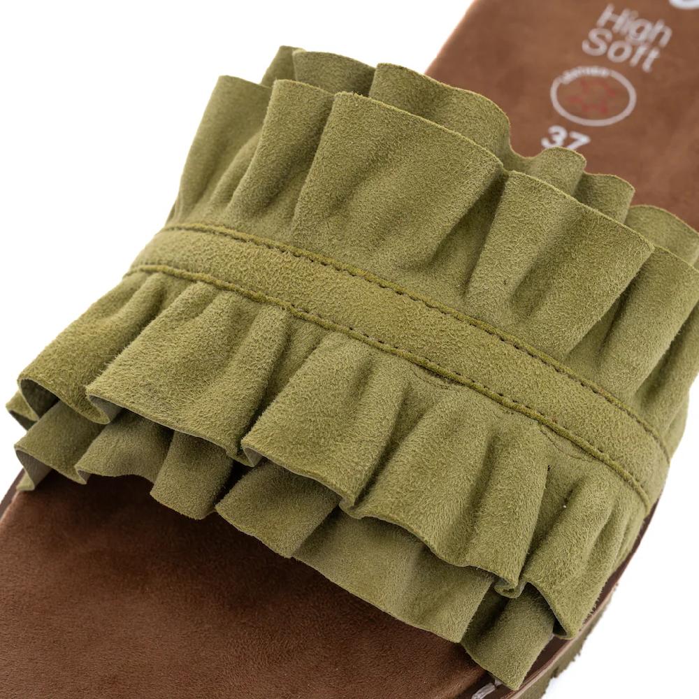 Ara Pantolette »KENT« Slides Flats Sandale mit geraffter Bandage Super Rabatt