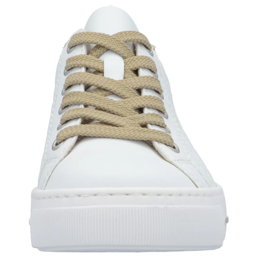 Rieker Plateausneaker harmonischen Kontrastdetails Freizeitschuh Halbschuh Schnürschuh online kaufen zollfrei