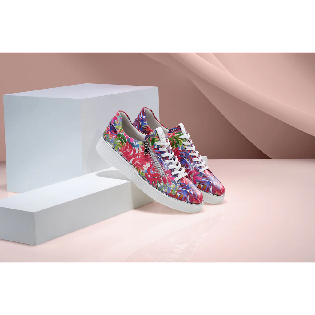 Remonte Plateausneaker Freizeitschuh Halbschuh Schnürer mit gepolstertem Schaftrand ▷ für Outlet
