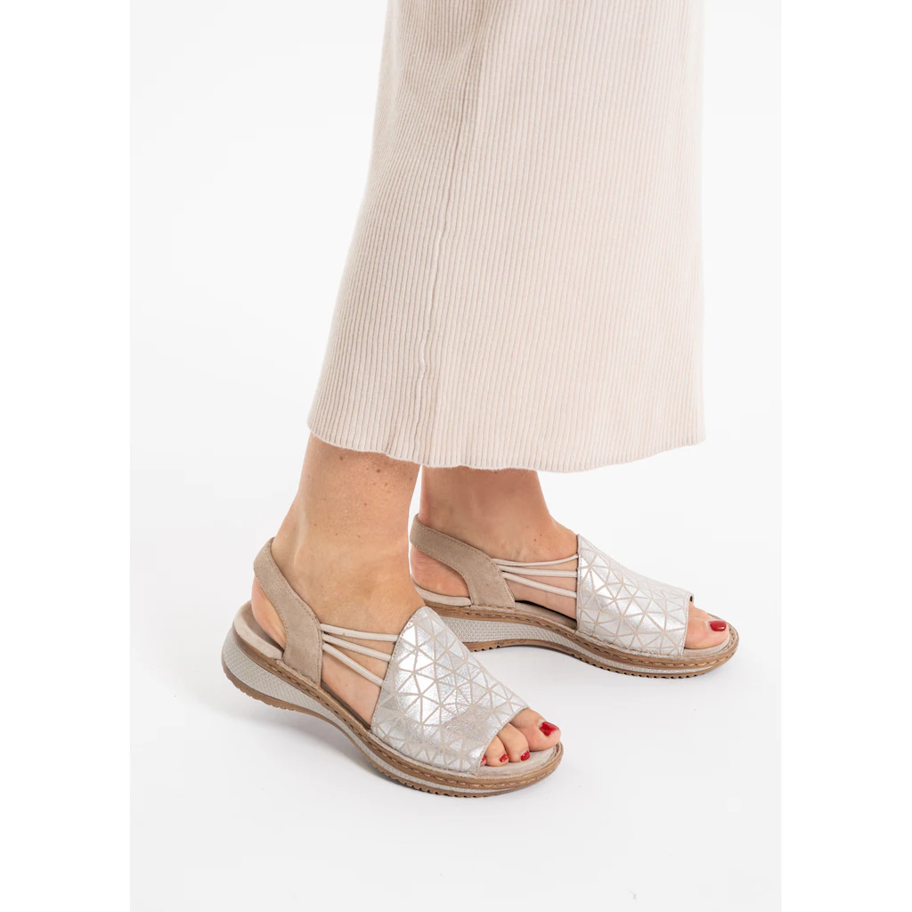 Ara Riemchensandale »HAWAII« Sommerschuh Sandalette Keilabsatz mit Stretch-Bänder G-Weite ▷ für Verkauf