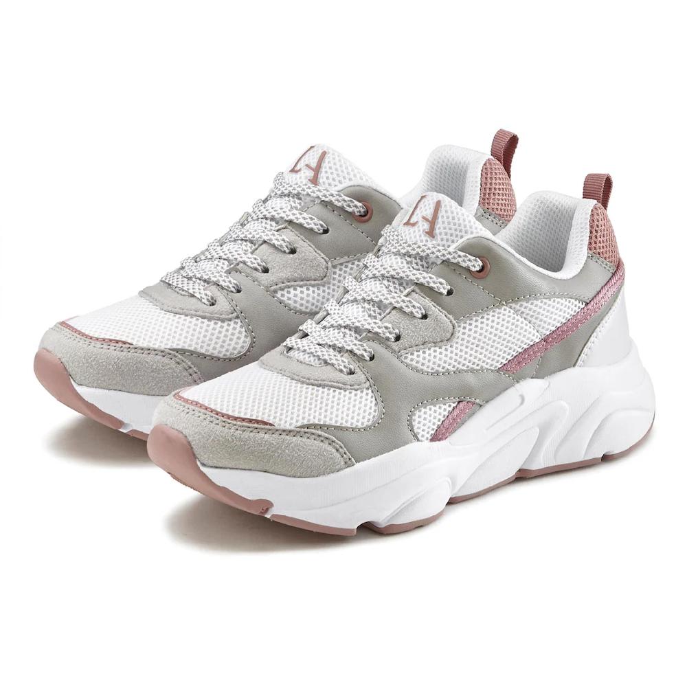 LASCANA Sneaker mit ultraleichter Chunky-Sohle Schnürhalbschuh Freizeitschuh kaufen Hotsell