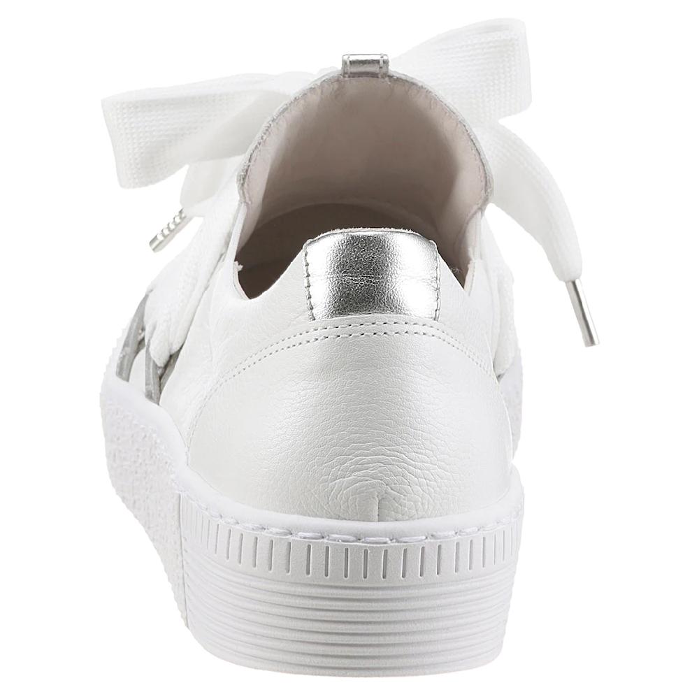 Gabor Slip-On Sneaker Schnürschuh Halbschuh Slipper mit aufgesetzter Zierschnürung Fabrikverkauf