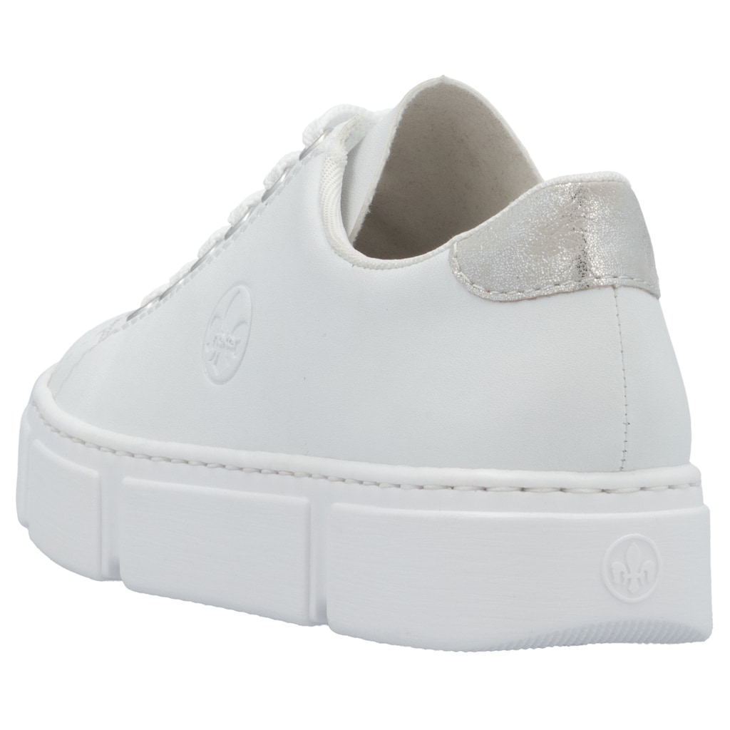 Rieker Plateausneaker in monochromer Optik Freizeitschuh Halbschuh Schnürschuh kaufen Rabatt