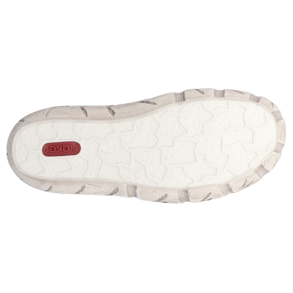 Rieker Sneaker Freizeitschuh Halbschuh Schlupfschuh mit bunter Ziernaht kaufen Weihnachtsangebot