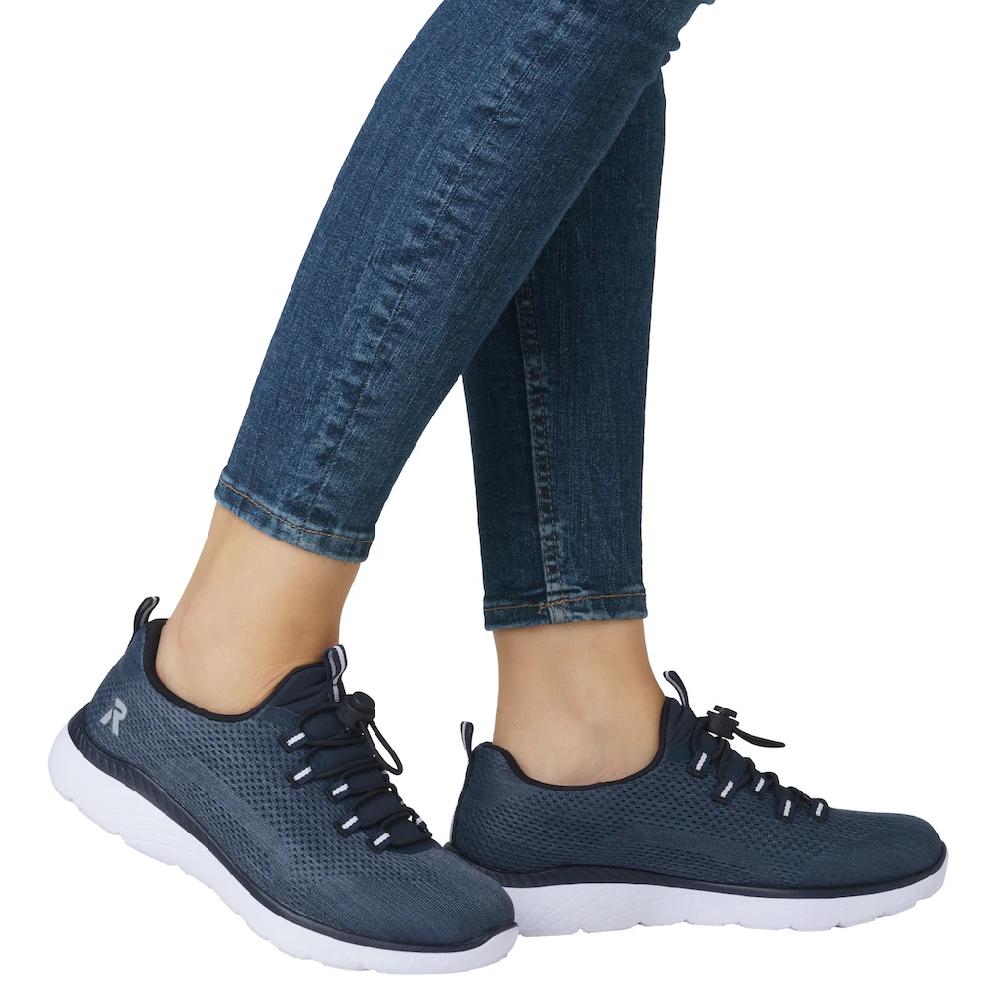 RIEKER Sport Slip-On Sneaker Schlupfschuh Halbschuh Freizeitsneaker mit MemoSoft-Ausstattung ▷ für Neueste Mode
