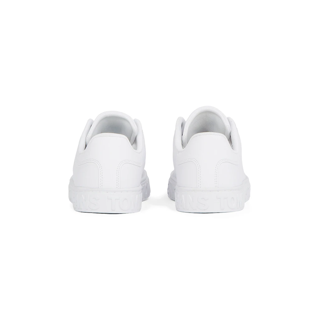 Tommy Jeans Plateausneaker »TJW LOGO OUTSOLE SNEAKER ESS« Freizeitschuh Halbschuh Schnürschuh mit seitlicher Logoflagge kaufen Blitzangebot