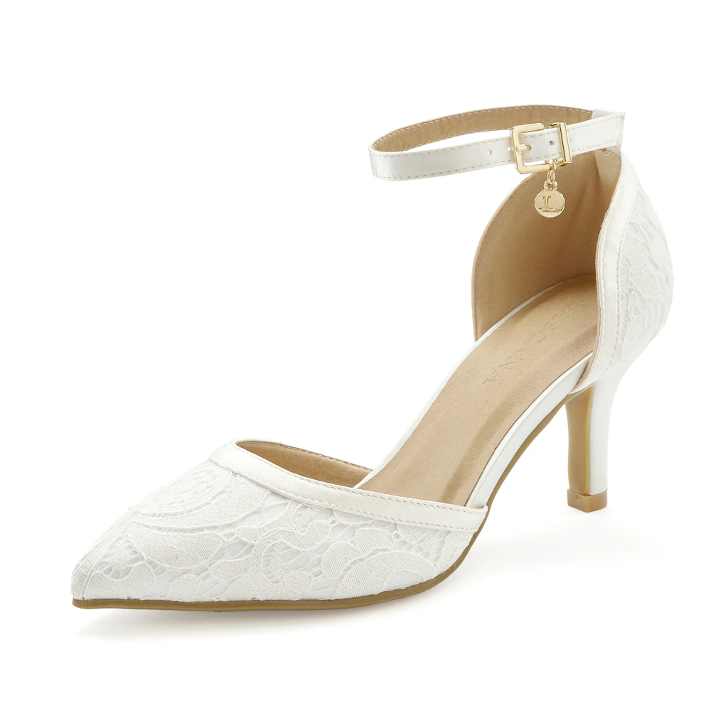 LASCANA Pumps Riemchenpumps mit bequemer Absatzhöhe VEGAN online bestellen Black Friday Preise