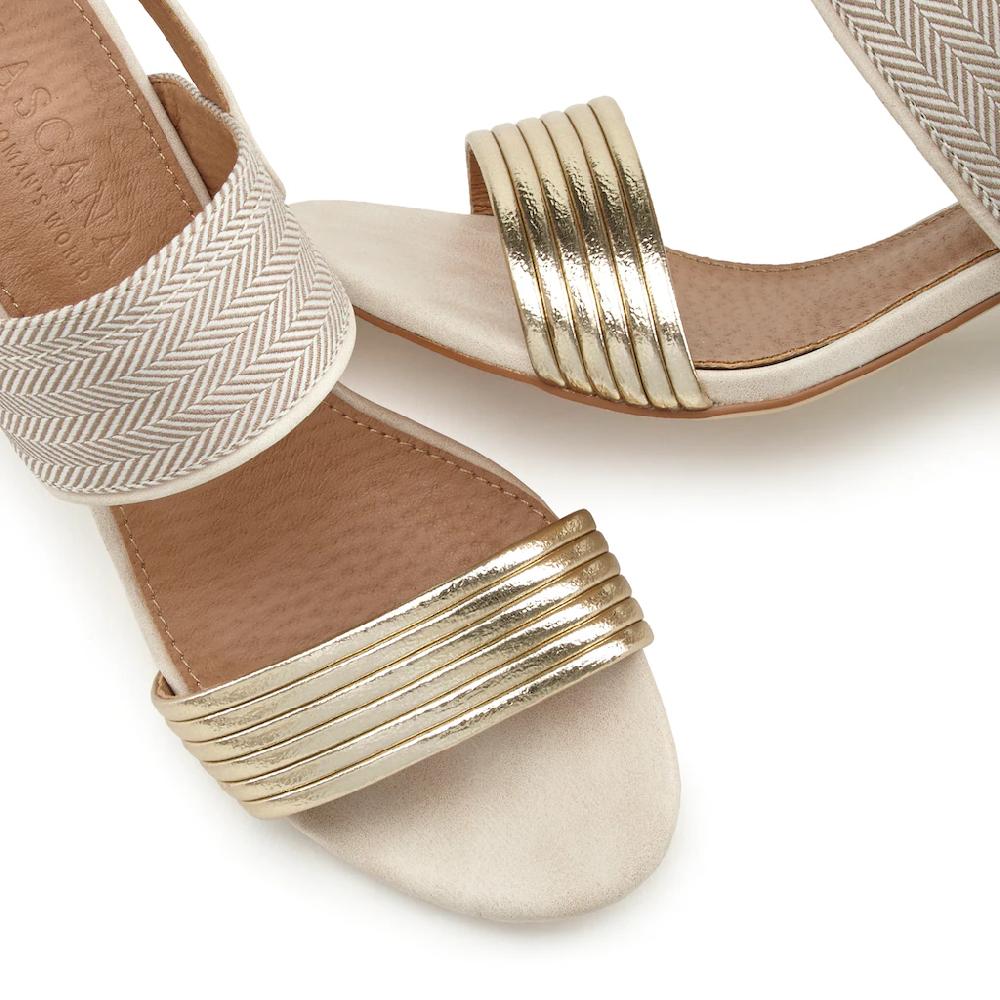 LASCANA Riemchensandalette Sandale Sommerschuh mit Blockabsatz VEGAN bestellen im Angebot