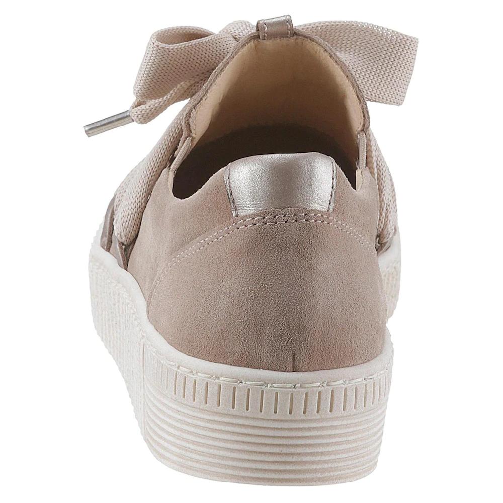 Gabor Plateausneaker Schnürschuh Halbschuh Slipper mit aufgesetzter Zierschnürung Günstiger Verkauf