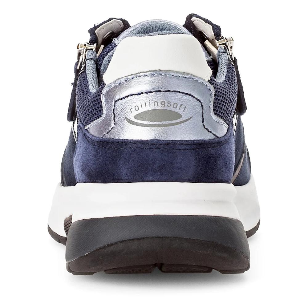Gabor Rollingsoft Keilsneaker Freizeitschuh Halbschuh Schnürer mit gepolstertem Schaftrand kaufen Fabrik Onlineshop