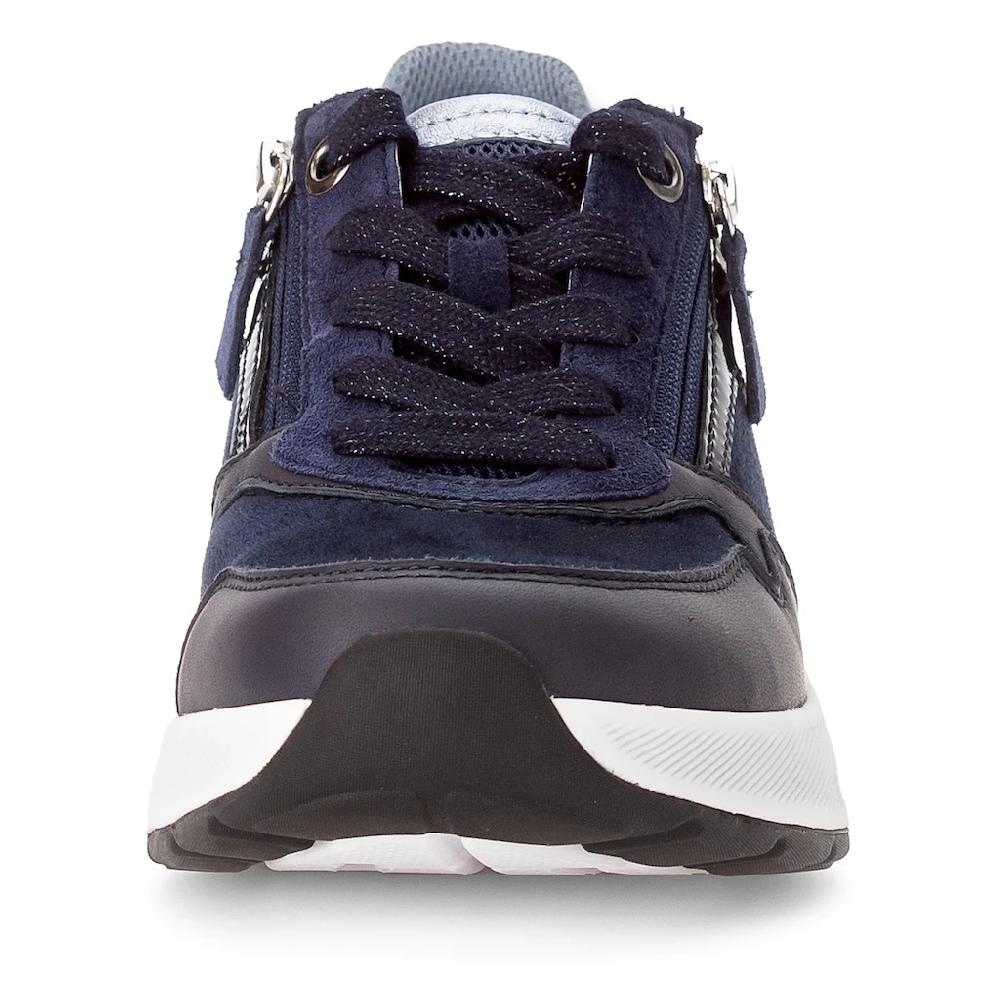 Gabor Rollingsoft Keilsneaker Freizeitschuh Halbschuh Schnürer mit gepolstertem Schaftrand kaufen Fabrik Onlineshop
