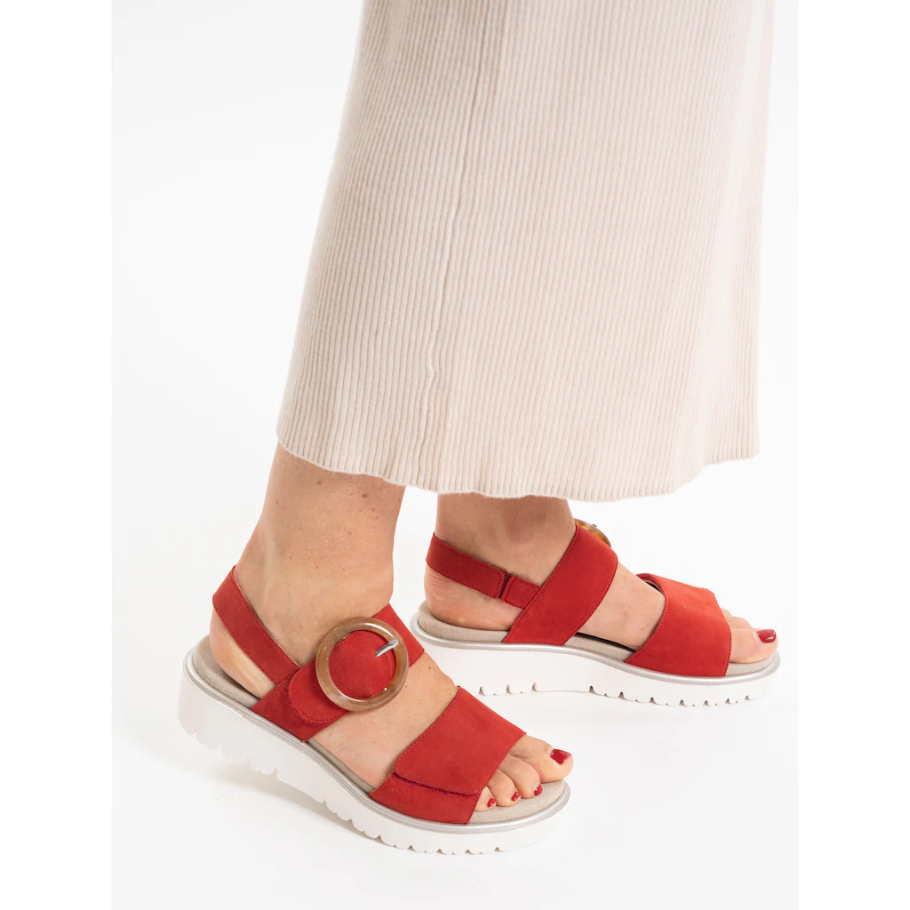 Ara Plateausandaletten »BILBAO« Sommerschuh Sandale Plateauabsatz mit Wechselfußbett G-Weite Begrenztes Angebot