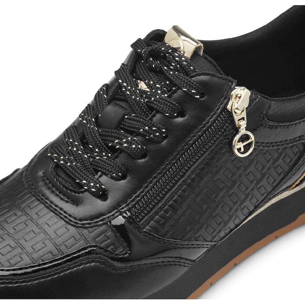 Tamaris Plateausneaker Freizeitschuh Halbschuh Schnürschuh mit dezenten Metallic-Details online bestellen Heißer Verkauf