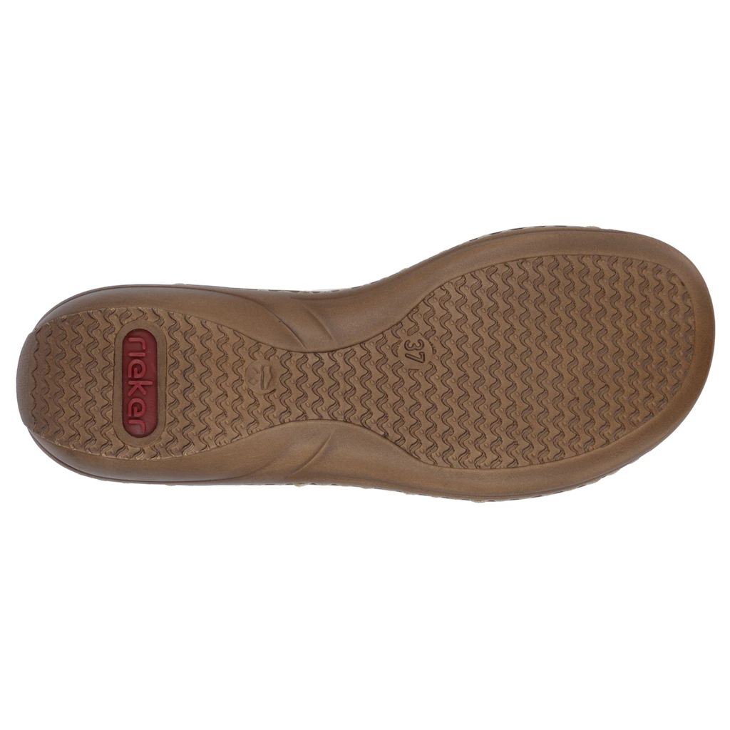 Rieker Pantolette Keilabsatz Sommerschuh Schlappen in sommerlicher Optik online kaufen Letzter Tag