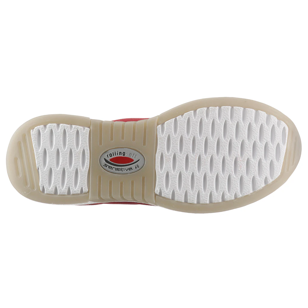 Gabor Rollingsoft Keilsneaker Freizeitschuh Halbschuh Schnürschuh im sommerlichem Materialmix online kaufen Vierteljährliche Förderung