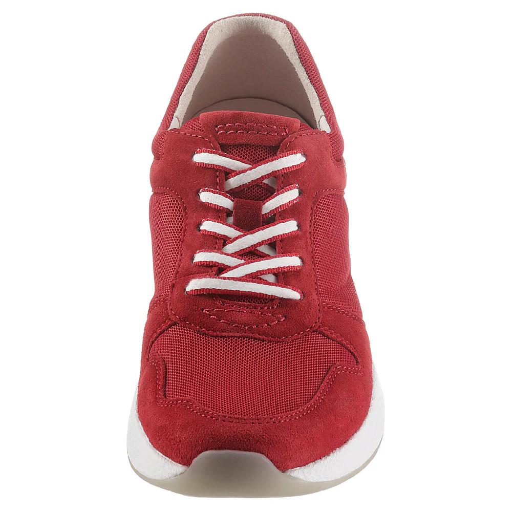 Gabor Rollingsoft Keilsneaker Freizeitschuh Halbschuh Schnürschuh im sommerlichem Materialmix online kaufen Vierteljährliche Förderung
