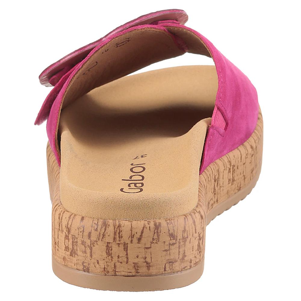 Gabor Pantolette Plateau Sommerschuh Bequemschuh Best Fitting für gute Passform Im Verkauf