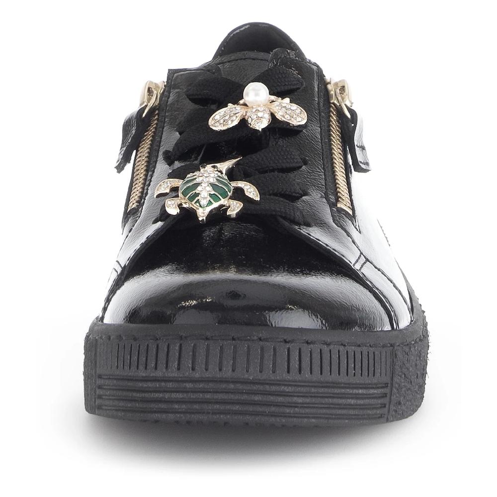 Gabor Plateausneaker Freizeitschuh Halbschuh Schnürer mit edlen Schmuck-Tiermotiven online bestellen 2025