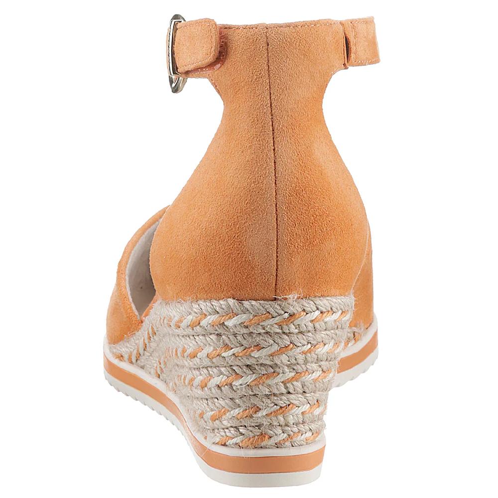 Tamaris Keilpumps Keilabsatz Schlupfschuh Riemchensandale mit modischem Jute-Besatz bestellen Fabrik Onlineshop