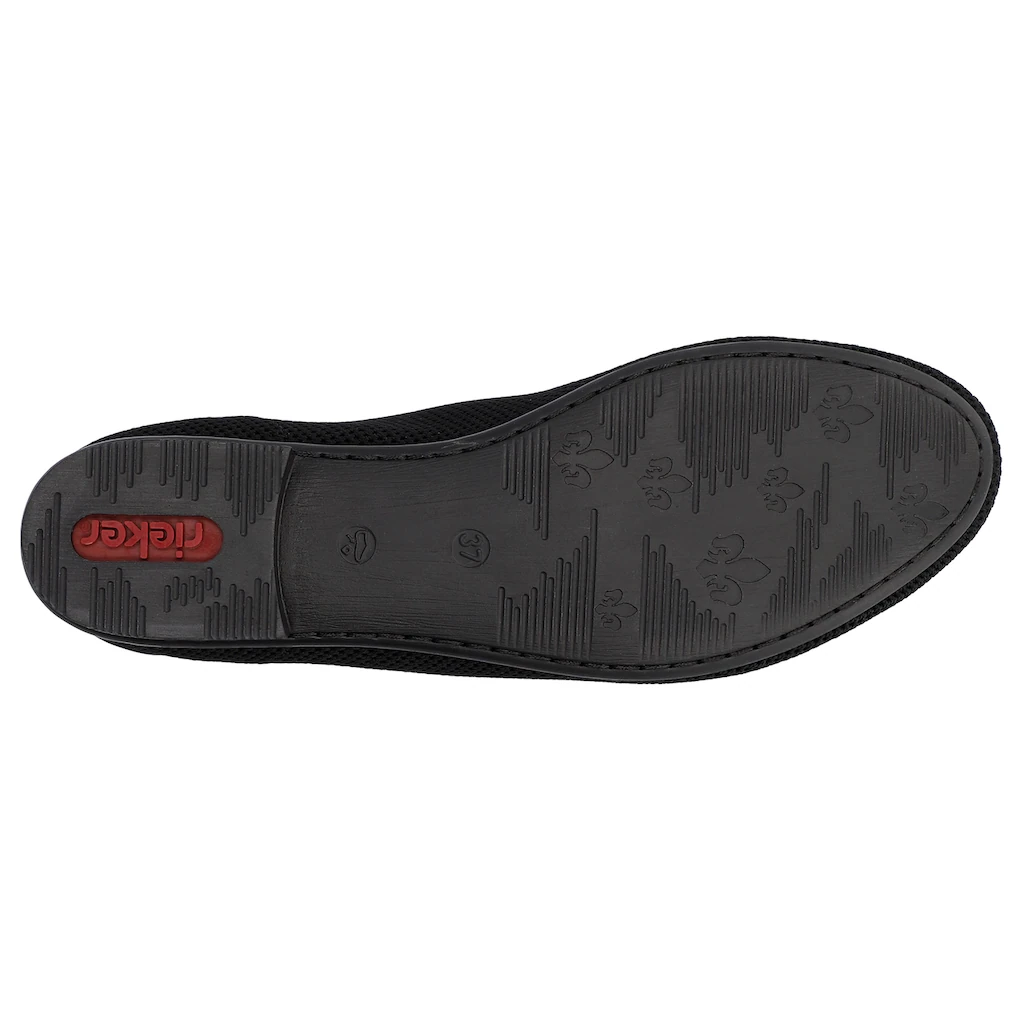 Rieker Slipper Loafer Business Schuh mit Strass-Steinchen verziert ▷ für Begrenztes Angebot